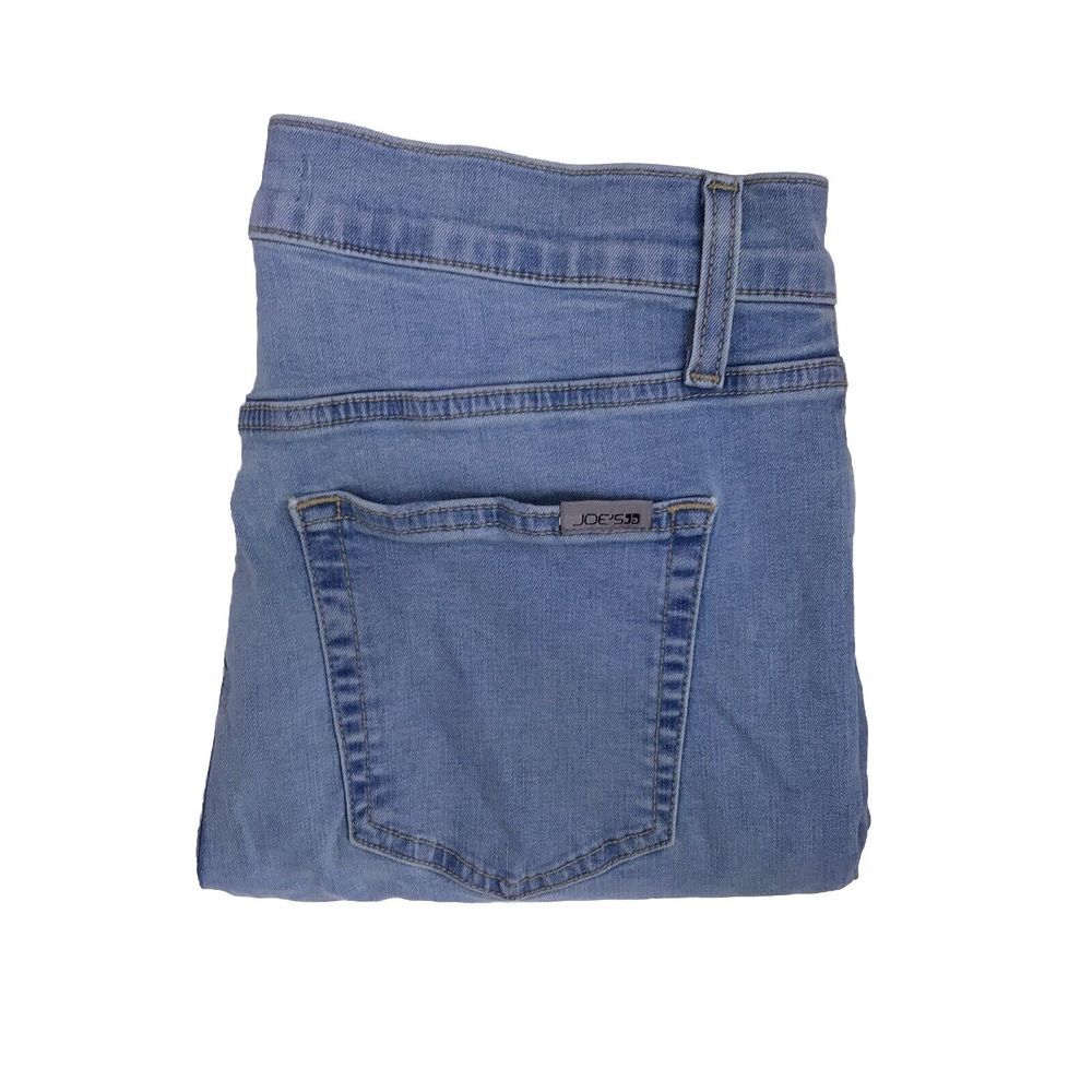Joe's Jeans Wide‎ Leg Crop High Rise Women's Size 31 Light Wash